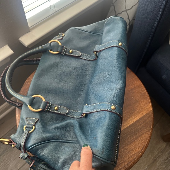 Florentine large Satchel Blue - Picture 7 of 14